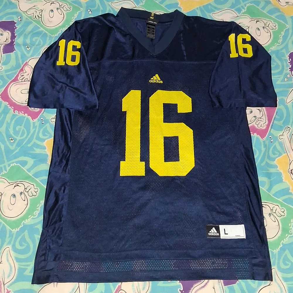 2011 Denard Robinson Adidas Michigan Wolverines Football Jersey Vintage U of M